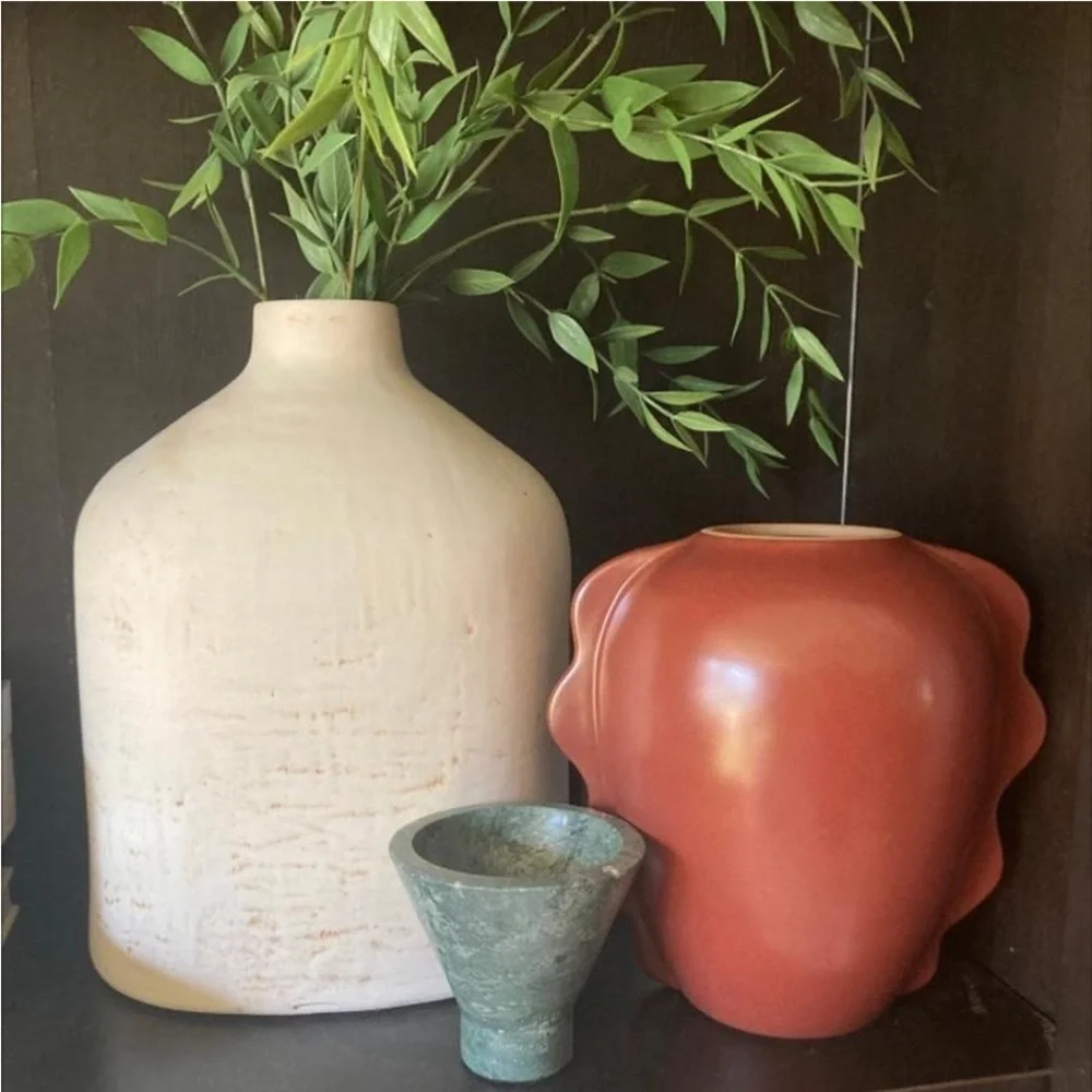 Studio McGee Ceramic Wavy Vase